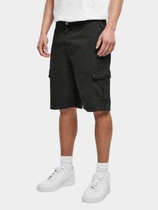 Summer URBAN CLASSICS men's shorts 320 g/m² with cotton, black