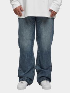 Jean homme URBAN CLASSICS confortable avec poches, en denim et coton, bleu