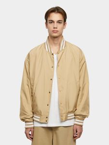 Chaqueta de hombre Modern Urban Classics, forrada con bolsillos, 78 g/m², color beige.