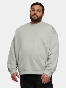 Sudadera suave para hombre URBAN CLASSICS, 300 g/m², algodón, gris.