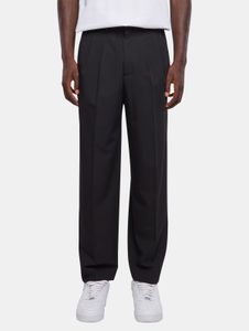 Jeans da uomo URBAN CLASSICS elasticizzati con cerniera, 190 g/m², neri.