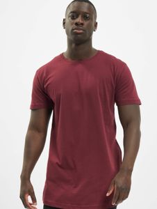 Camiseta deportiva Urban Classics para hombre, corte oversize, 140 g/m², algodón, rojo burdeos.