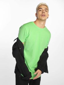 Camiseta oversize para hombre de Casual Urban Classics, 140 g/m², algodón, verde lima.