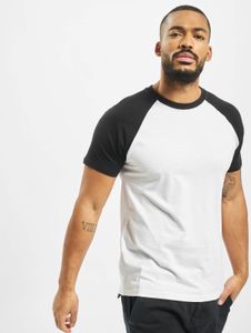 Casual URBAN CLASSICS men's T-shirt, 140 g/m², cotton, white/black