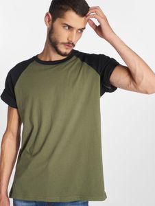 sporty URBAN CLASSICS men's T-shirt 140 g/m² with cotton green