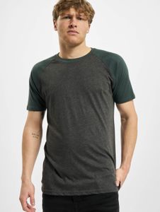 Modern Urban Classics men's T-shirt, 140 g/m², cotton, grey/green
