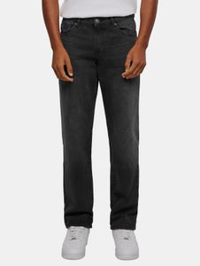 Jean homme Casual URBAN CLASSICS, coupe droite, capuche, coton, noir