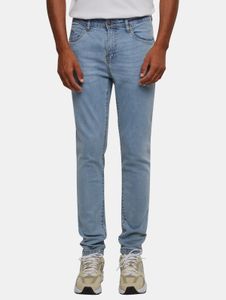 Comfortable URBAN CLASSICS men's jeans, slim fit, stretch with cotton, blue
