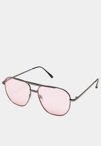 markante Urban Classics Herren Sonnenbrille Grau/Rosa