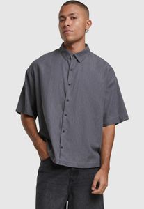 lässiges Urban Classics Herren Polo-Shirt Denim 140 g/m² mit Baumwolle Grau