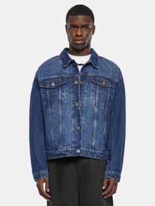 Functional URBAN CLASSICS men's jacket with cotton, blue