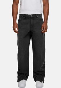 bequeme URBAN CLASSICS Herren Jeans Straight Fit mit Baumwolle Schwarz