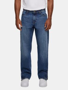 modern URBAN CLASSICS men's jeans straight fit with cotton blue