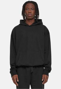 bequemer URBAN CLASSICS Herren Hoodie Rippbündchen Kapuze 280 g/m² mit Baumwolle Schwarz