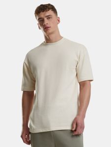 Comfortable URBAN CLASSICS men's T-shirt, oversize, 280 g/m², cotton, ecru-white