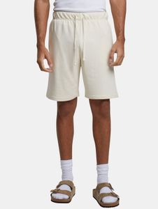 Comodi pantaloncini da uomo Urban Classics 280 g/m² in cotone ecru-bianco