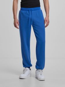 Pantalones de hombre modernos URBAN CLASSICS con bolsillos elásticos, algodón de 280 g/m², azul.