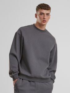 Sweat-shirt homme Casual Urban Classics, poignets côtelés, coton 330 g/m², gris
