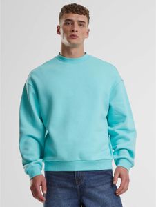 Sweat-shirt homme URBAN CLASSICS confortable, 330 g/m², coton, bleu clair