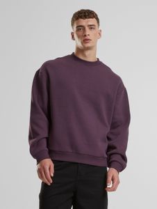 Modern URBAN CLASSICS men's sweatshirt with ribbed cuffs, 330 g/m² cotton, violet