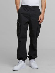 Pantalones vaqueros de hombre Stylish Urban Classics con bolsillos con cremallera, de algodón, color negro.