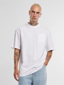 Cómoda camiseta oversize de algodón para hombre de Urban Classics, color blanco.
