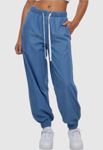 Jeans da donna URBAN CLASSICS alla moda, 140 g/m², in cotone, blu