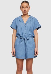 Abito da donna leggero Urban Classics, denim 140 g/m² con cotone, blu