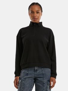 Casual Urban Classics women's sweatshirt, 280 g/m², cotton, black