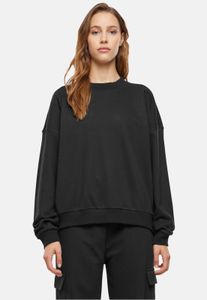 Felpa casual da donna URBAN CLASSICS, 280 g/m², cotone, nera