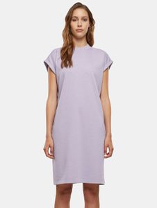 stilvolles Urban Classics Damen Kleid Oversize 280 g/m² mit Baumwolle Violett