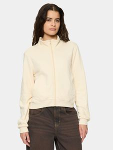 Elegante giacca da donna Urban Classics con polsini a coste, cotone 280 g/m², ecru-bianco