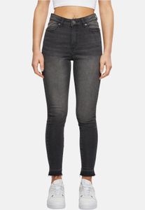 Stylish Urban Classics women's skinny fit stretch jeans with cotton, black