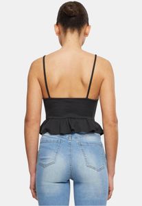 T-shirt da donna Modern Urban Classics, 180 g/m², cotone, nera