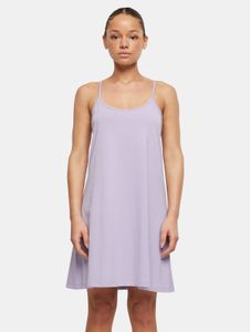 Fashionable Urban Classics women's dress, stretch fabric 180 g/m² with cotton, violet
