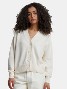 Chaqueta funcional Urban Classics para mujer con puños acanalados, color crudo-blanco.