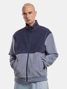 Chaqueta informal para hombre URBAN CLASSICS, elástica, con cordón ajustable, bolsillos, color azul.