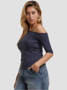 Modern Urban Classics women's T-shirt, 180 g/m², cotton, navy