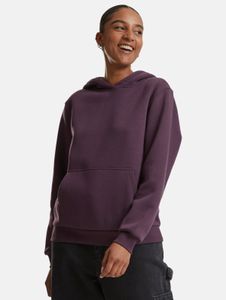 Sudadera cómoda con capucha para mujer de Urban Classics, con puños y capucha acanalados, 330 g/m² de algodón, color morado.