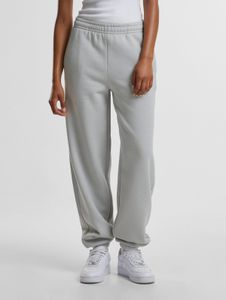 Pantalones modernos de mujer URBAN CLASSICS de 330 g/m² con algodón gris