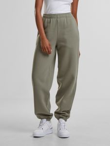 moderne Urban Classics Damen Hose 330 g/m² mit Baumwolle Grün