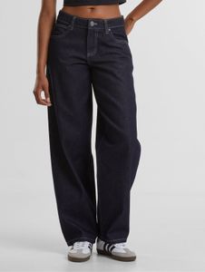 Jean femme URBAN CLASSICS élégant, poches zippées, coton, bleu marine