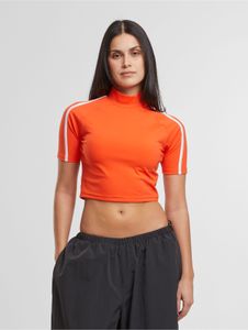 lässiges Urban Classics Damen T-Shirt Stretch Orange