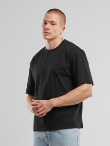 bequemes Urban Classics Herren T-Shirt Oversize 210 g/m² mit Baumwolle Schwarz
