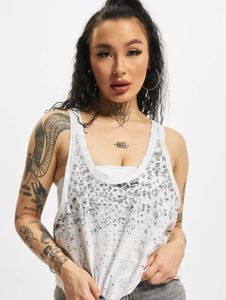 T-shirt casual da donna Urban Classics, stampa leopardata, 140 g/m², cotone, bianco/nero