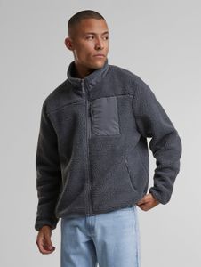 Chaqueta funcional para hombre URBAN CLASSICS con cremalleras, bolsillos, 400 g/m², gris.