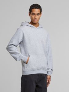 lässiger URBAN CLASSICS Herren Hoodie Rippbündchen Kapuze 270 g/m² Grau