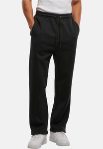 Casual Urban Classics Men's Jeans with Stretch Ribbed Cuffs, 330 g/m², Black