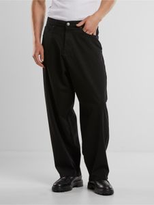 Elegantes vaqueros elásticos para hombre de URBAN CLASSICS con bolsillos con cremallera, de algodón, color negro.