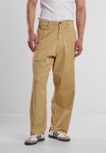 bequeme Urban Classics Herren Jeans Stretch Reißverschluss Taschen mit Baumwolle Beige